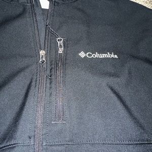 Men’s black soft shell Colombia jacket